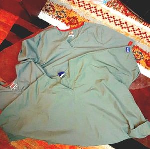 Lot of 3 woman scrub tops